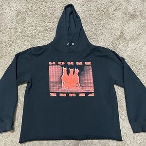 Homme + Femme Doberman Black Hoodie Men's Size XL. Sold Out! H-10